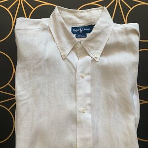 Ralph Lauren Polo linen ivory shirt